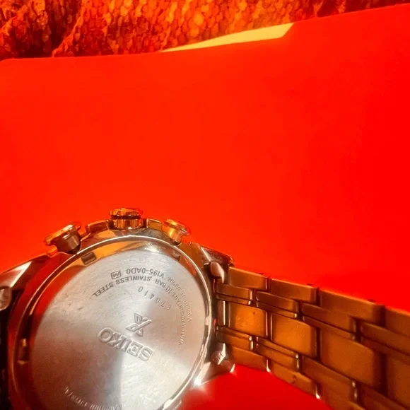 Seiko Silver and Gold Luxury Bag
